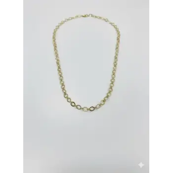   Kaplama Zincir Pirinç   Cm Kolye Zincir 45 Cm - Kl0271