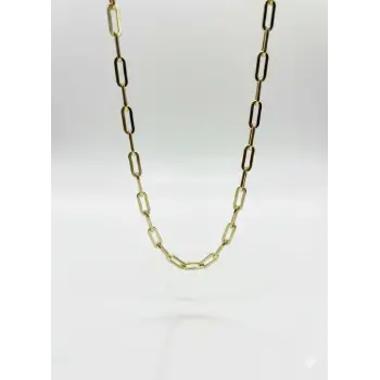  Kaplama Zincir Pirinç   Cm Kolye Zincir 45 Cm - Kl0268