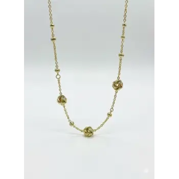   Kaplama Zincir Pirinç   Cm Kolye Zincir 45 Cm - Kl0264