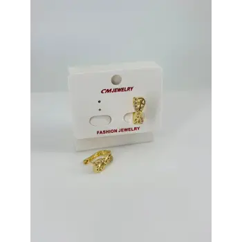   Zirkon Taşlı Pirinç Küpeler - Kp00490