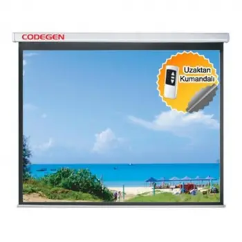 Codegen EX-20 200x200 Motorlu Projeksiyon Perdesi (KDO)