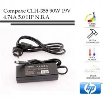 Compaxe CLH-355 90W 19V 4.74A 7.4-5.0 HP Compaqe  Notebook Adaptörü (KDO)