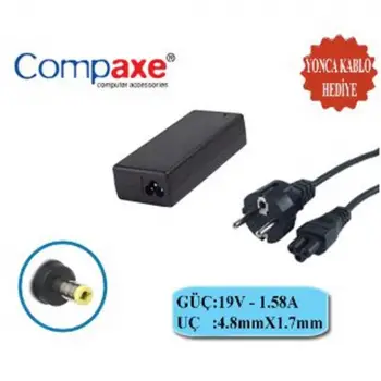 Compaxe CNH-158 Hp 30w 19v 1.58a 4.8 1.7 Notebook Adaptörü (KDO)