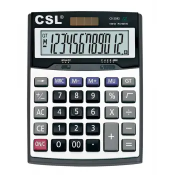 CSL CS-2592 12 Hane Masa Tipi Hesap Makinesi