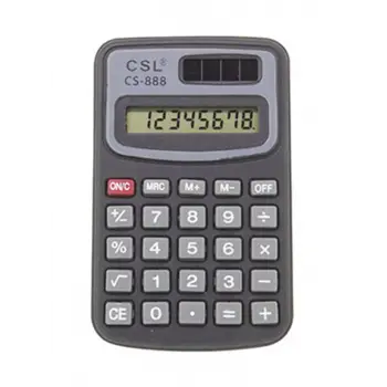 CSL CS-888 8 Hane Cep Tipi Hesap Makinesi (KDO)