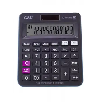 CSL RZ-822 12 Hane Masa Tipi Renkli Hesap Makinesi