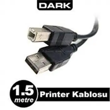 Dark DK CB USB2PRNL151 1.5mt USB 2.0 Yazıcı Kablosu (KDO)