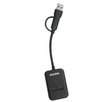 Dark USB-A + USB-C 10- M Key M.2 NVMe SSD Taşınabilir  Disk Yerleştirme Adaptörü DK-AC-DSEM3 (KDO)