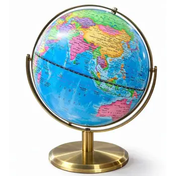 Dekoratif Masa Üstü Dünya Küre Alk5259