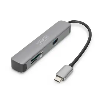 Digitus DA-70891 USB Tip C 5Port (USB-C™ Dock, 5 Port)x USB 3.0 port2 x Kart okuyucu (SD-Mic (KDO)