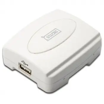 Digitus DN-13003-2 1 port Fast Ethernet Print Server, 1 x Usb (KDO)
