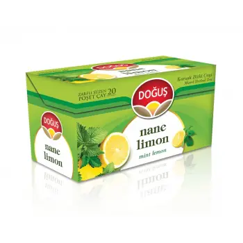 Doğuş Nane Limon Bitki Çayı Süzen Poşet 20x2gr (KDO)