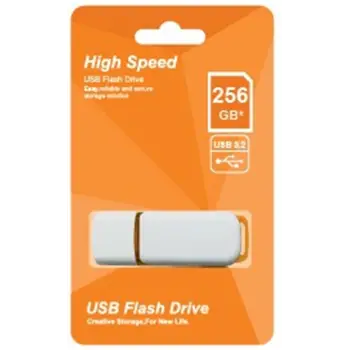 Elba 256GB Plastik Beyaz-Turuncu 3.2 USB Flash Bellek (KDO)