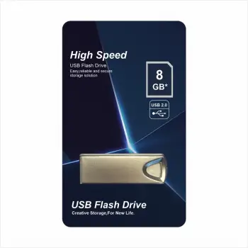 Elba 8GB Metal 2.0 USB Flash Bellek (KDO)