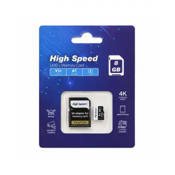 ELBA High Speed 8GB A1 V10 U1 Micro Hafıza Kartı Class10 (KDO)