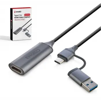 ENKADO EKD-TP46 TYPE-C+USB 3,0 TO HDMI VİDEO CAPTURE (KDO)