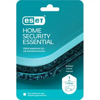 Eset Home Securıty Premıum 1 Kullanıcı 1 Yıl Box Kutu (KDO)