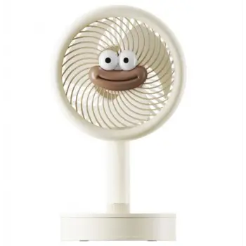 Everest EFN14 Krem 1200mAh 3 Hız Kademeli Masaüstü USB Fan
