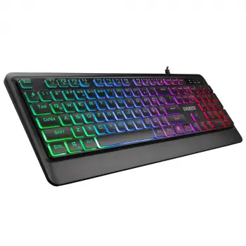 Everest KB-R59 FORZA Siyah Usb Rainbow Backlight klavye (KDO)
