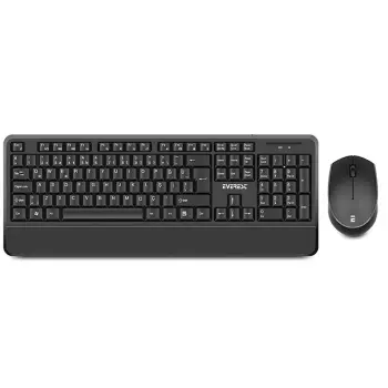 Everest KM-6176 Offıcal Siyah Kablosuz Combo Q Multimedia Klavye + Mouse Set (KDO)
