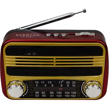 Everton Rt-310bt Bluetooth Fm-Usb-Tf Card- Şarjlı  Nostaljik Radyo