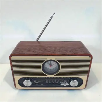 Everton RT-566 Bluetooth-USB-SD-FM Şarjlı  Saatli Nostaljik Radyo (KDO)