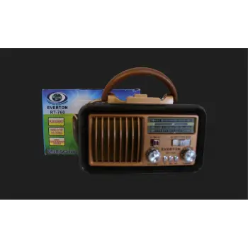 Everton RT-760  Bluetooth-USB-SD-AUX-TF Nostaljik Radyo (KDO)