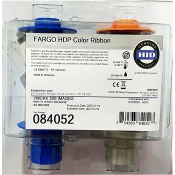 Fargo 084052 Hdp5000 Ymckk (500 İmages) (KDO)