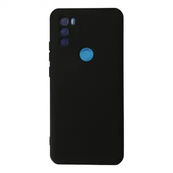 General Mobile Gm 21 Plus Kılıf Nano İçi Kadife Silikon - Siyah
