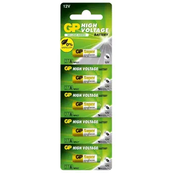 GP GP27A-C5 27A 12V Alkalin Spesifik Pil 5li Paket (KDO)