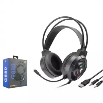 Hadron G880 Gaming Kulaklık 2-3.5Mm + Usb Siyah (KDO)