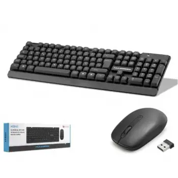 HADRON HD843 Kablosuz Klavye ve Mouse Seti - Siyah (KDO)