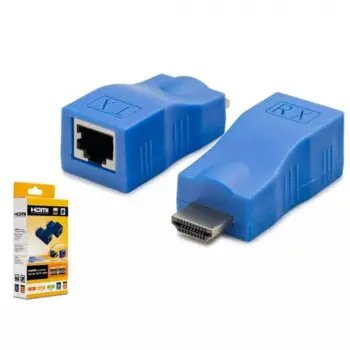 HADRON HDX1274 30M HDMI EXTENDER Receive X (Giriş)  MAVİ (KDO)