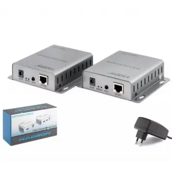 HADRON HDX1343 HDMI KVM IP Extender 200 m - Gümüş (KDO)