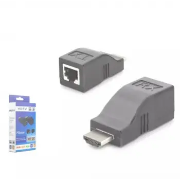 Hadron Hdx1359  30M 4K - 2K - Full HD 1080p  Hdmi Extender Siyah