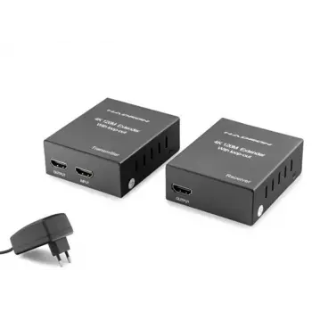 Hadron Hdx1368 120M Hdmi Extender Loop Out 4K  Siyah (KDO)