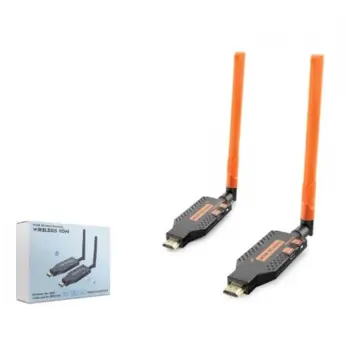 HADRON HDX1382 Kablosuz HDMI Görüntü Aktarım Seti 1080p 150 m Siyah