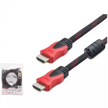 HADRON HDX2017 10MT HDMI (M) TO HDMI (M) KABLO ÖRGÜLÜ 10M SİYAH