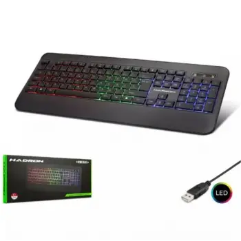 HADRON HDX2607 LEDLİ KABLOLU Q KLAVYE (KDO)