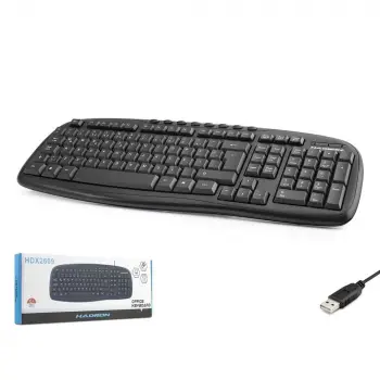 Hadron Hdx2609 Kablolu Multimedia Klavye Q Siyah (KDO)