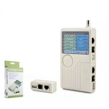 Hadron Hdx6505 Kablo Test Cihazı Rj11 + Rj45 + Bnc + Usb (KDO)