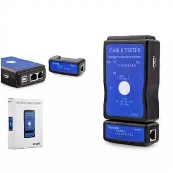 Hadron Hdx6512 Kablo Test Cihazı Rj11 + Rj45 + Rj12 + Usb