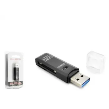 HADRON HDX7030 USB 3.0 Kart Okuyucu SD MicroSD 5 Gbps Siyah