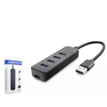 Hadron Hdx7046 Usb Hub 3-Usb3.0 + Type-C 4in1 Siyah (KDO)