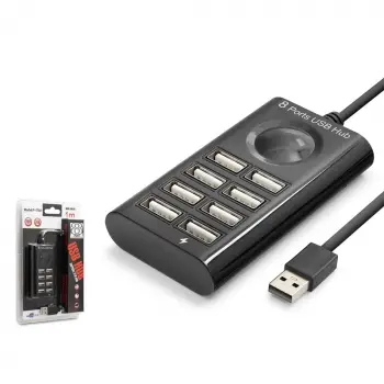 Hadron hdx7052 Usb Hub 8-Usb 8in1 1M Siyah (KDO)