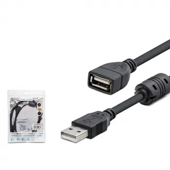 HADRON HDX7533 USB Uzatma Kablosu 1.5mt - Siyah