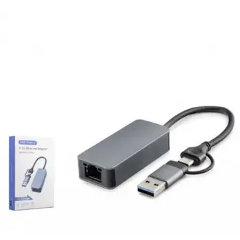 HADRON HDX7852 ETHERNET CARD USB2.0 + TYPE-C 2.5 Gigabit (KDO)