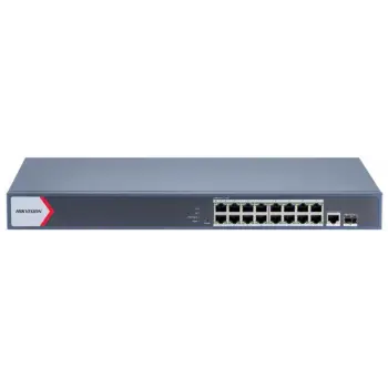 Hikvision DS-3E1518P-EI 16 Port PoE + 2 Uplink 130W Switch (KDO)