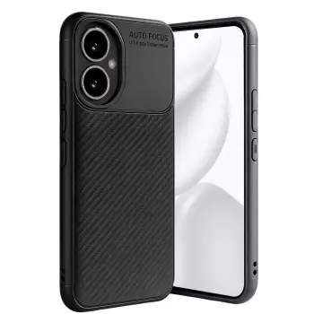 Honor 400 Kılıf Auto Focus Karbon Kapak - Siyah