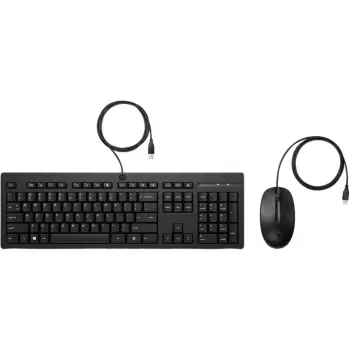 HP 225 Kablolu Fare ve Klavye 286J4AA Siyah (KDO)